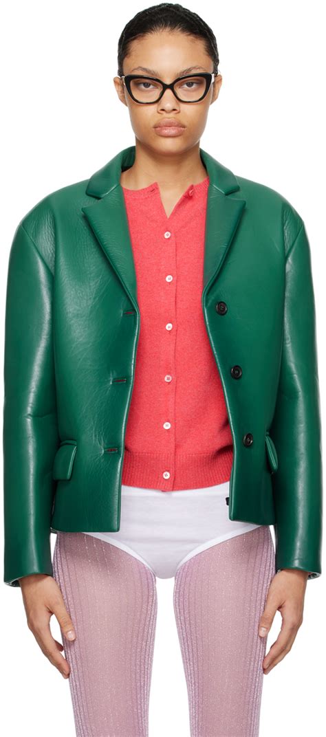 miu miu green jacket|Miu Miu 2018 Utility Jacket .